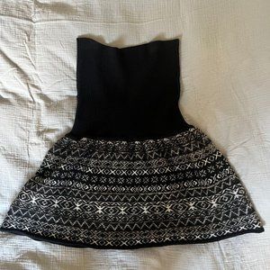 Diesel Black Gold wool Mini Skirt